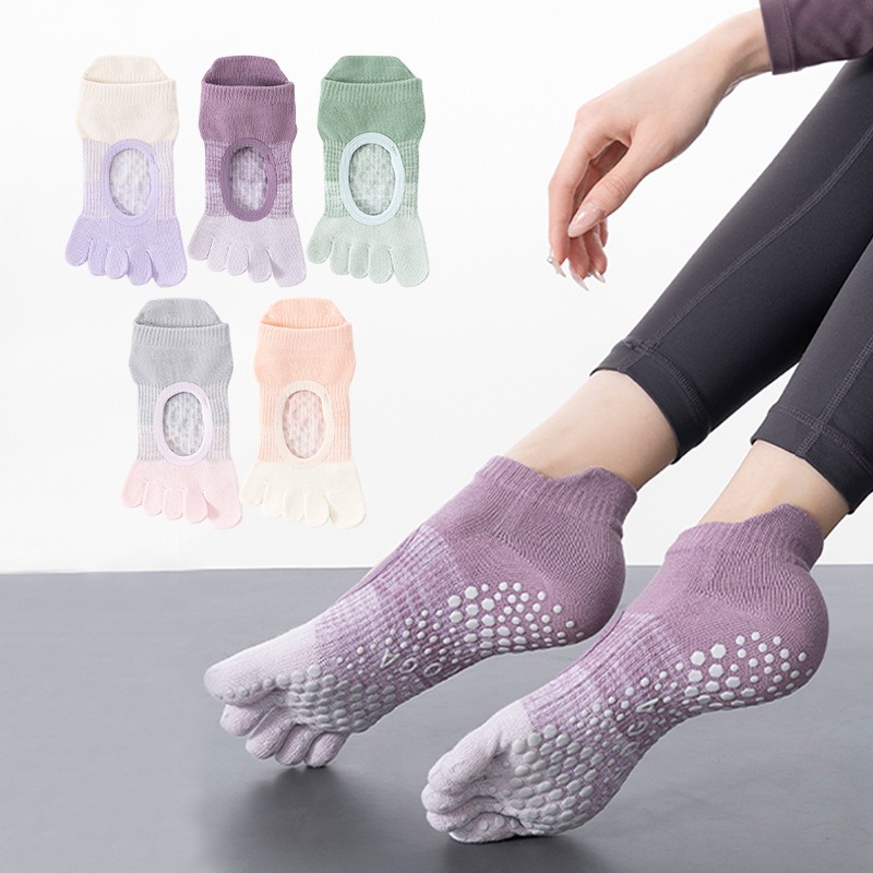 Damesyoga-sokken met vijf tene - Yoga Fitness Training recensie en prijs